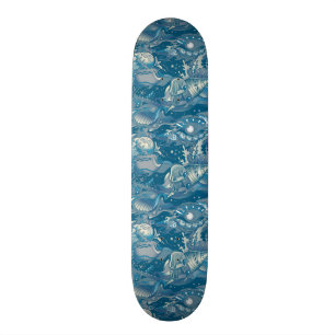 Tropiskt havsmönster skateboard bräda 20 cm