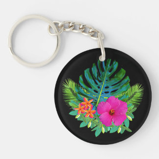 Tropiskt hawaiianskt blomsterarrangemang