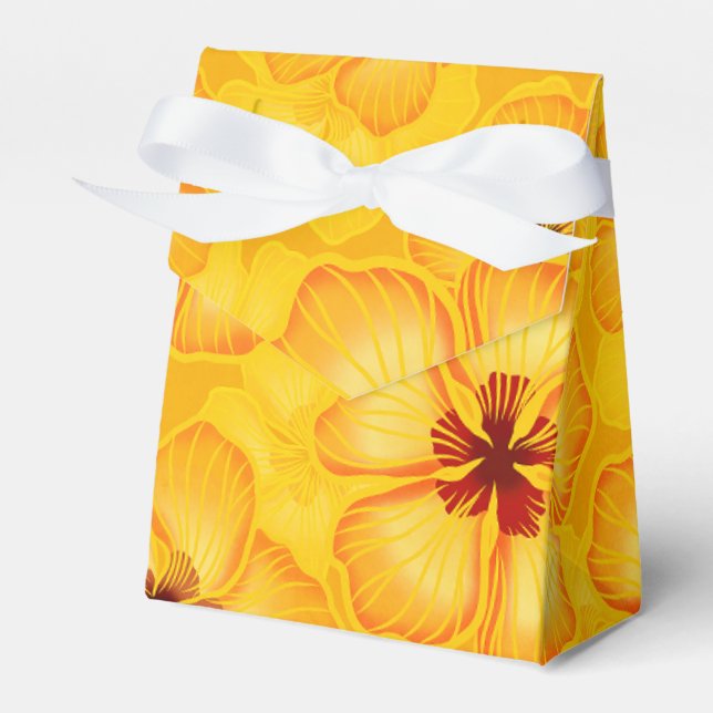 Tropiskt hawaiiskt tryck presentaskar (Framsidan Sidan)