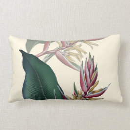 Tropiskt Heliconia Botanical Lumbar Dekorativ kudd Lumbarkudde