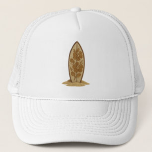 Tropiskt Hibiscus Surfboard Hat Keps