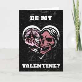 Tropiskt Hjärtgrunge Valentindagen Gothic Kort