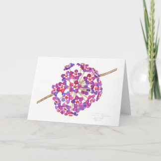 Tropiskt honungkort kort