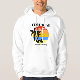 Tropiskt hooded Sweatshirt