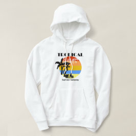 Tropiskt hooded Sweatshirt