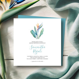 Tropiskt Inbjudningskort för möhippa