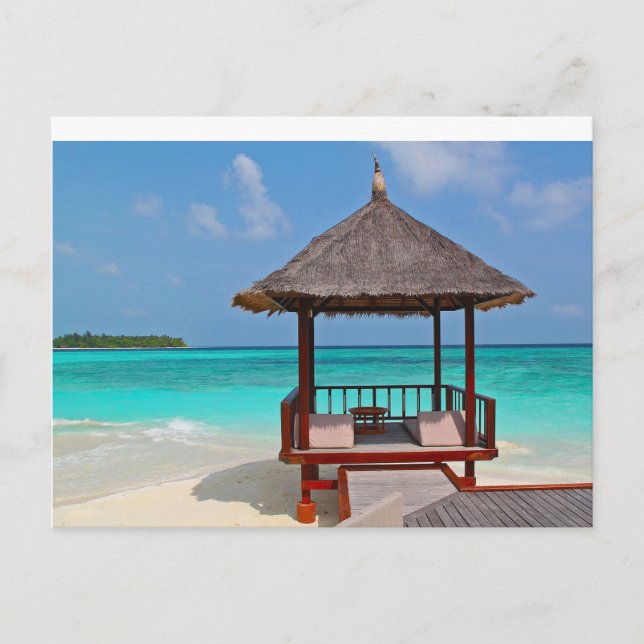 Tropiskt inkapslare vykort (Framsida)