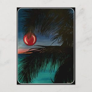 "Tropiskt julmorgon" vykort