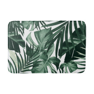Tropiskt jungle Lövs Mönster #4 Badrumsmatta