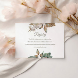 Tropiskt jungle Möhippa-registerkort Tilläggskort