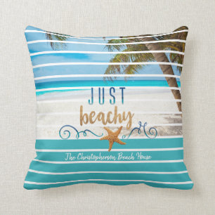 Tropiskt just BEACHY Beach Two Tone Personlig Kudde