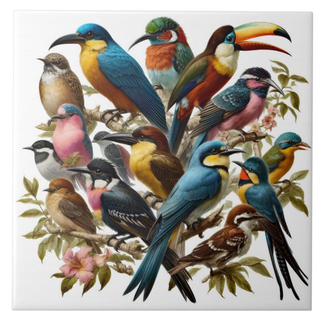 Tropiskt Kakelplatta (Framsidan)