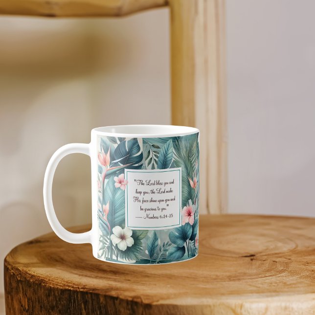 Tropiskt klossens morgonvälsignelse Mugg (Skapare uppladdad)