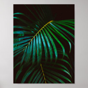 Tropiskt koppla av för handflatanlövgrönt som är poster