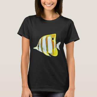 Tropiskt korallhavsfjärilsfiskdjur t shirt