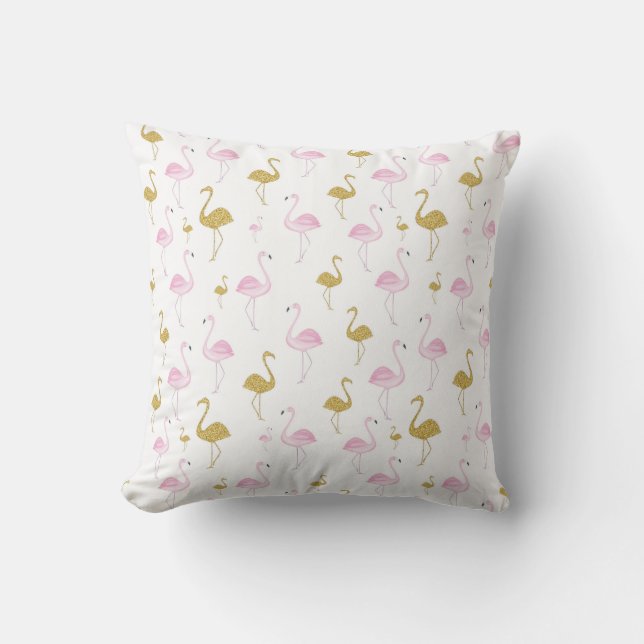 Tropiskt lamingo Cushion/Pillow Kudde (Framsida)