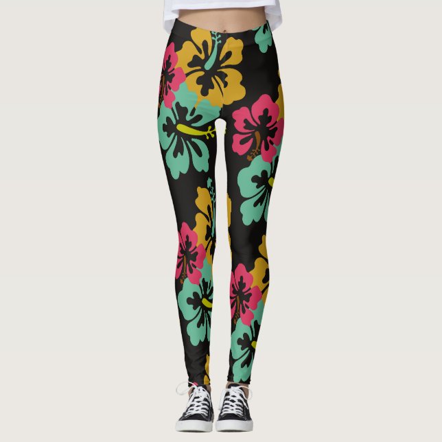 Tropiskt Leggings (Framsida)