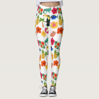 Tropiskt Leggings