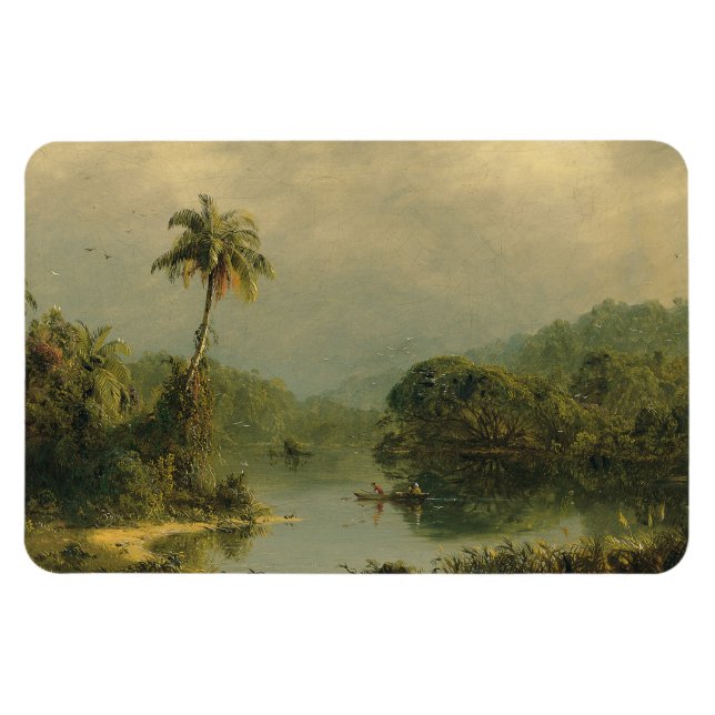 Tropiskt liggande Frederic Edwin Church Magnet (Horisontell)
