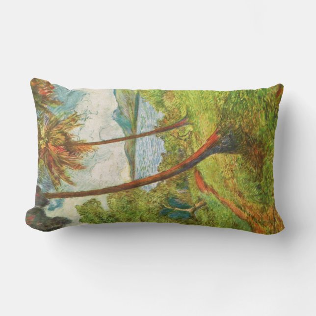 Tropiskt liggande i Martinique (Charles Laval) Lumbarkudde (Framsida)