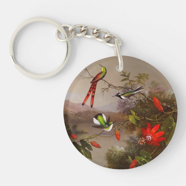 Tropiskt liggande med tio Hummingbird Heade (Framsidan)