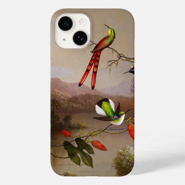 Tropiskt liggande med tio Hummingbird Heade (Baksida)