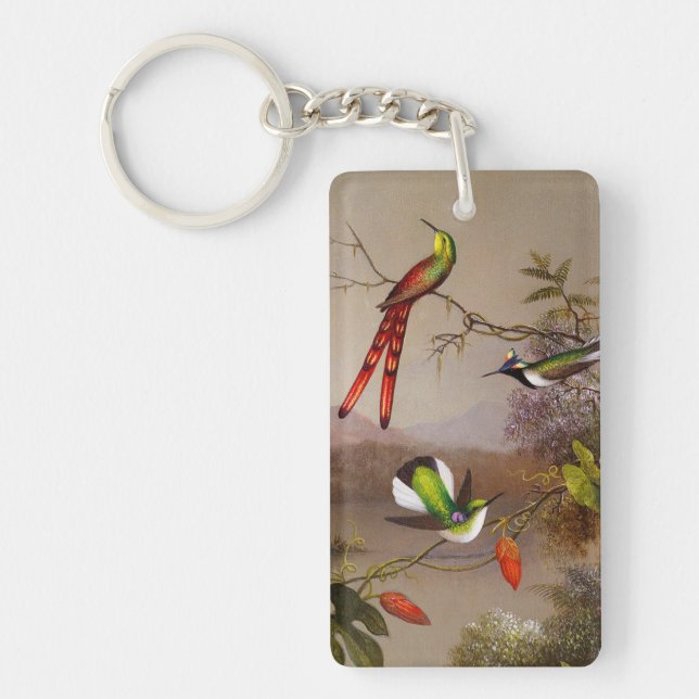 Tropiskt liggande med tio Hummingbird Heade (Framsidan)