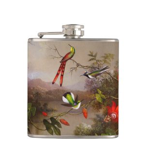 Tropiskt liggande med tio Hummingbird Heade Fickplunta