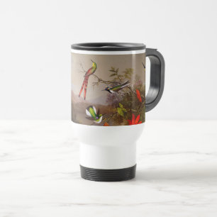 Tropiskt liggande med tio Hummingbird Heade Resemugg