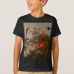 Tropiskt liggande med tio Hummingbird Heade T Shirt