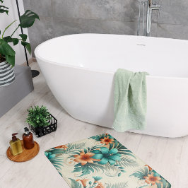 Tropiskt ljus badrumsmatta