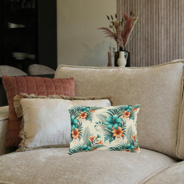 Tropiskt ljusreglage prydnadskudde (Skapare uppladdad)