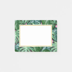 Tropiskt Löv Foliage Grönt & Lush Post-it Block