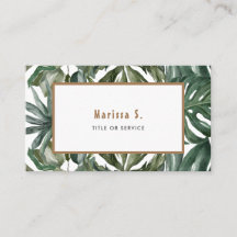 Tropiskt Löv Modern