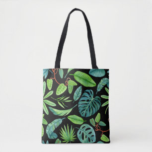 Tropiskt lushness: Rainforest Greenery. Tygkasse