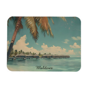 Tropiskt Maldivernas Paradis – Lyxig Öescape Magnet