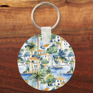 Tropiskt medelhavsbröllop  nyckelring