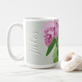 Tropiskt Medinilla Rosa Flower på Grönten lägg til Kaffemugg