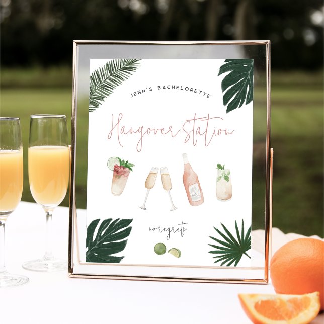 Tropiskt Möhippa Bakfyllestationsskylt Poster (Skapare uppladdad)