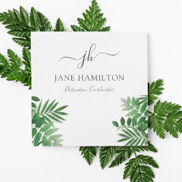 Tropiskt Monogram-affärshändelse Pappersservett