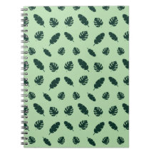 Tropiskt Monstera och Palmblad Sömlöst Mönster