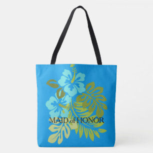 Tropiskt namn för Beach-bröllopet Maid of honor Tygkasse