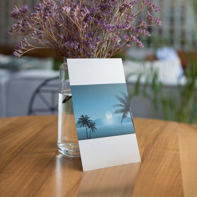 Tropiskt nattscenario inbjudningar (Skapare uppladdad)