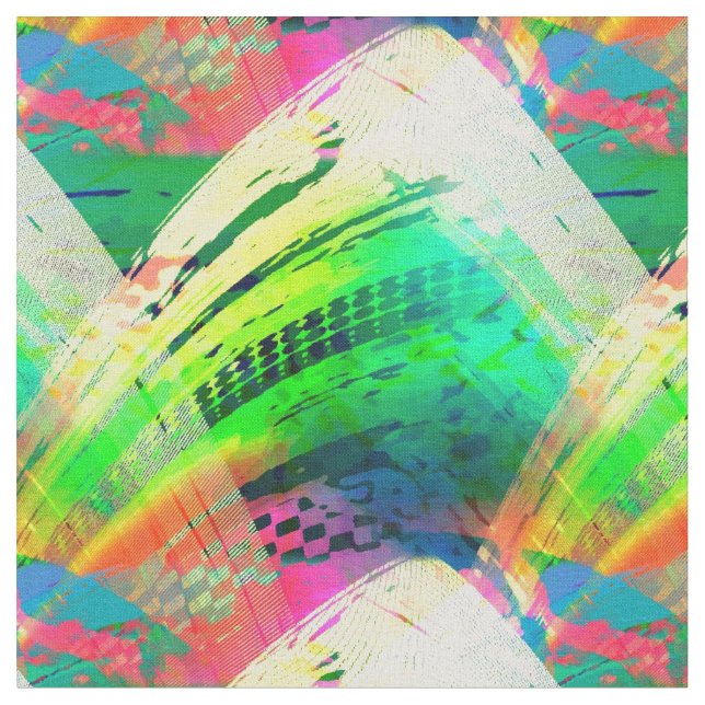 Tropiskt neon tyg (Närbild)