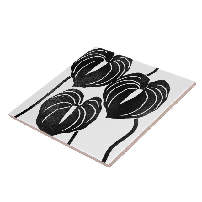 Tropiskt och hawaiiskt anurum kakelplatta (Sidan)