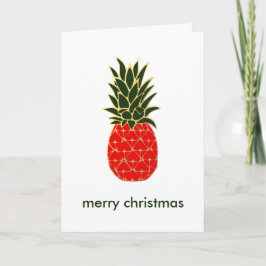 Tropiskt Önskemål av ananas Helgkort