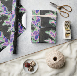 'Tropiskt Orchid' målning på en Presentpapper
