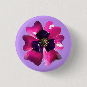 Tropiskt orchid-MOD Hippie Hawaii Bröllop Flower Knapp