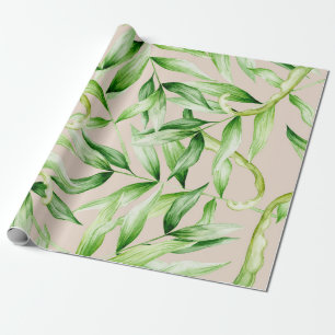 Tropiskt palmbladsmönster presentpapper