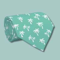 Tropiskt palmtreemönster havsgrönt